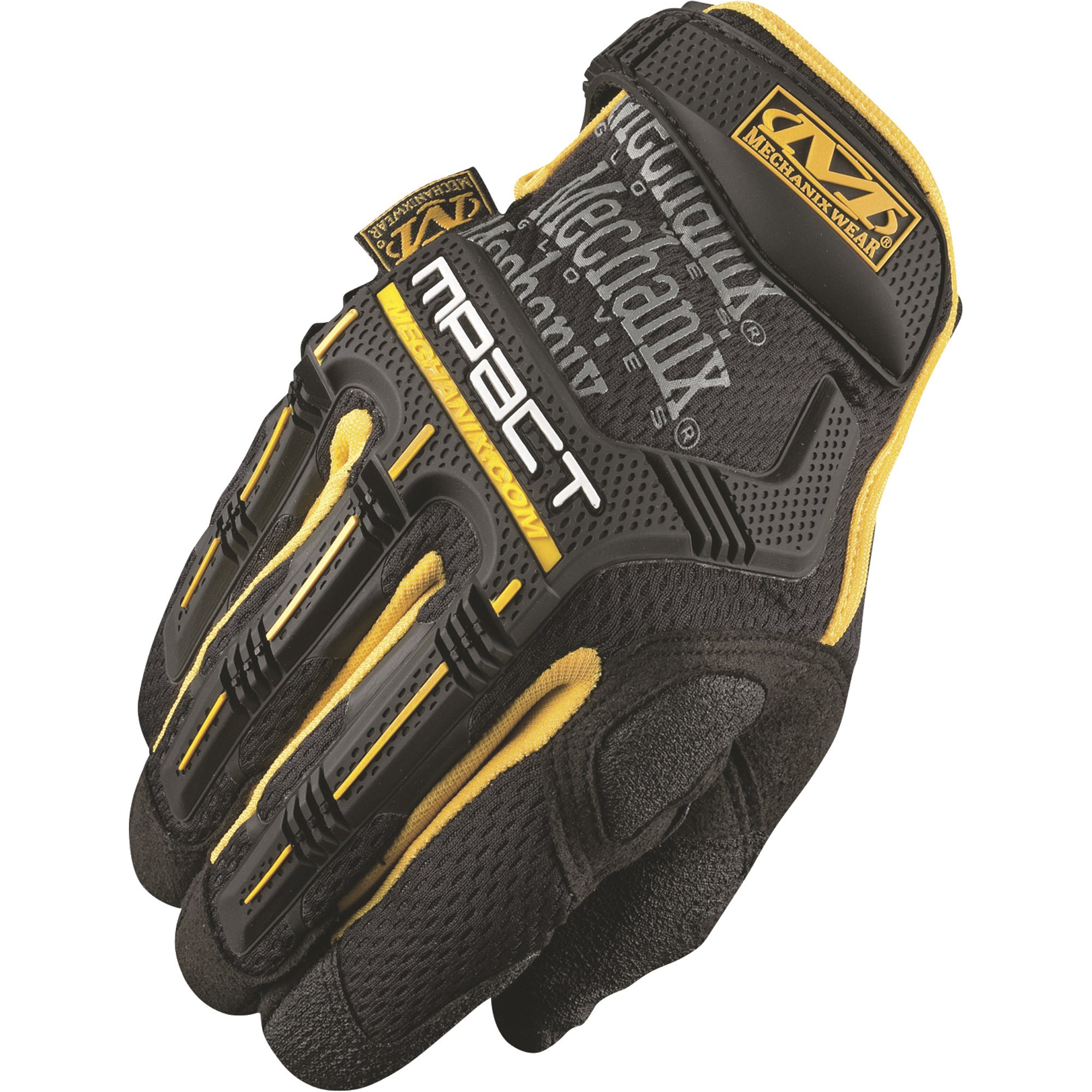 Mechanix Wear M-Pact Glove — Yellow/Black, 2XL, Model# MPT-51-012
